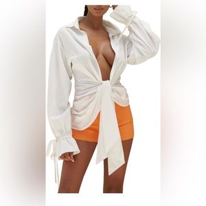 House of CB Draped Shirt